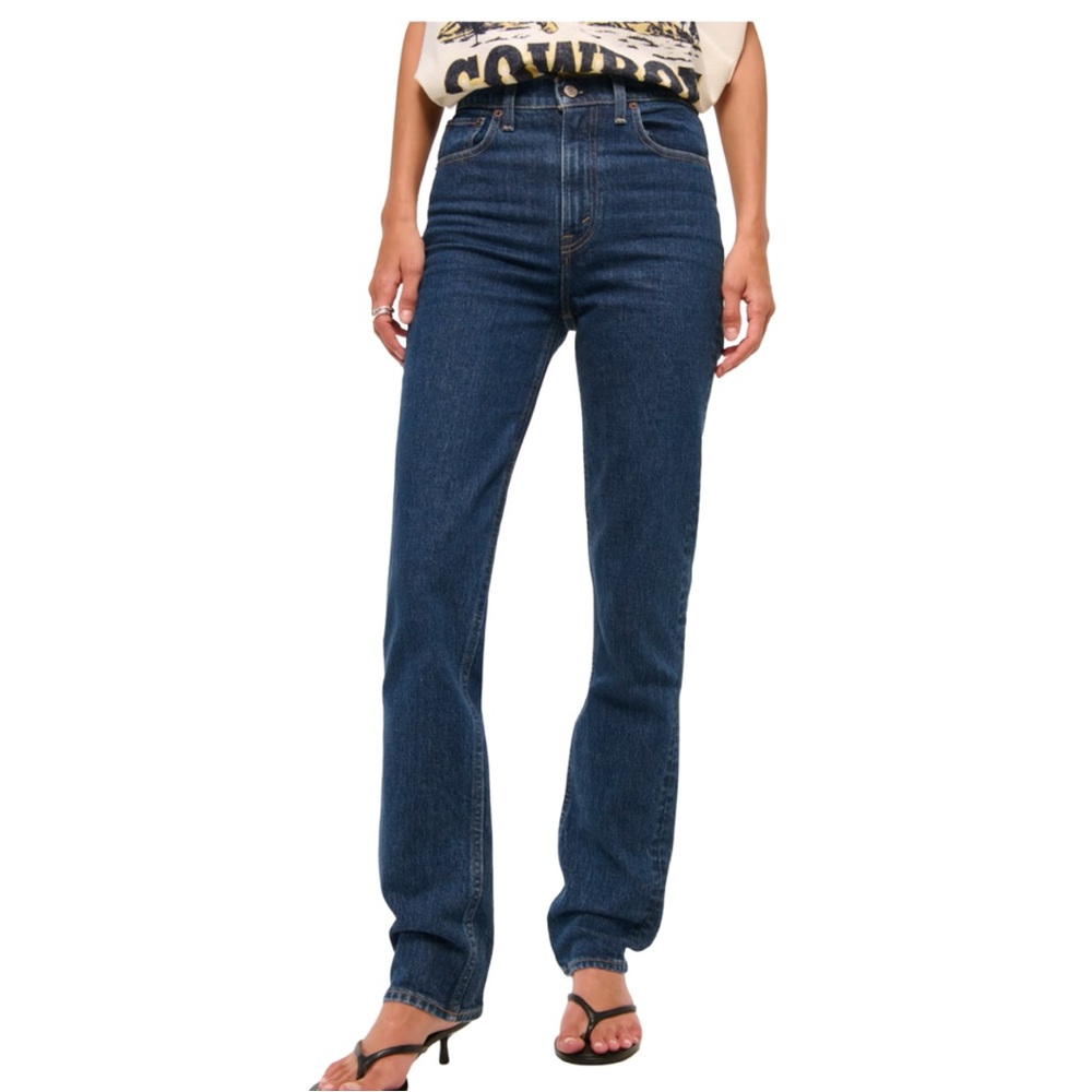 Abercrombie & Fitch 90s Straight Ultra High Rise Jeans Size 28/6L